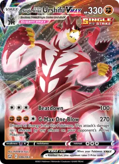 Single Strike Urshifu VMAX 86 — Battle Styles