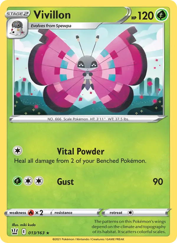 Vivillon 13 — Battle Styles 13, Normal finish