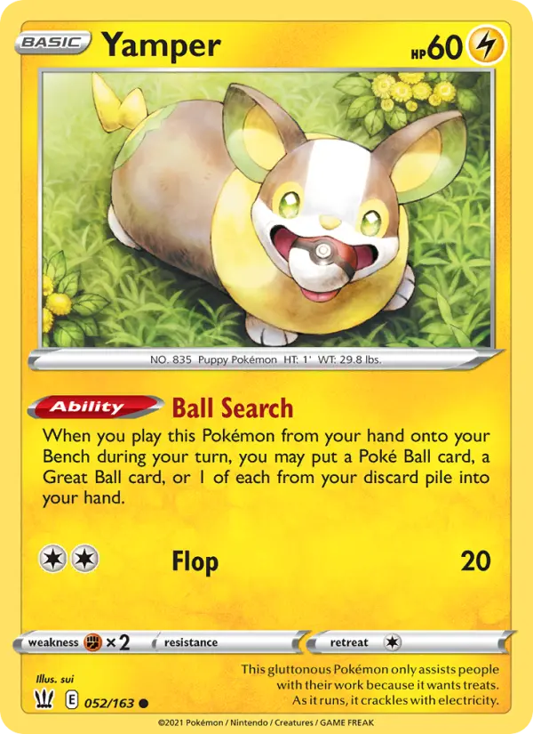 Yamper 52 card from Battle Styles