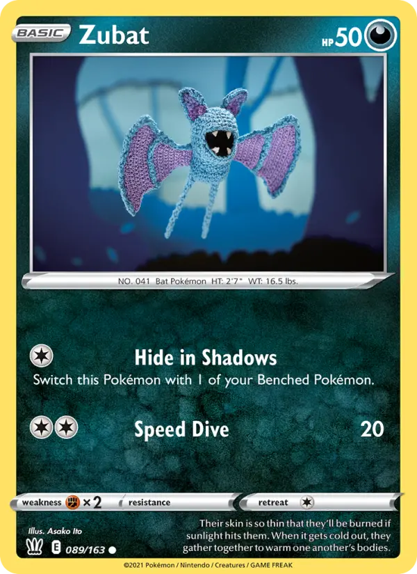 Zubat 89 — Battle Styles 89, Normal finish