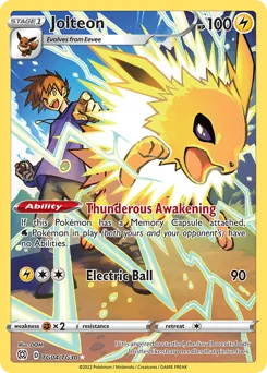 Jolteon — Brilliant Stars Trainer Gallery #TG04