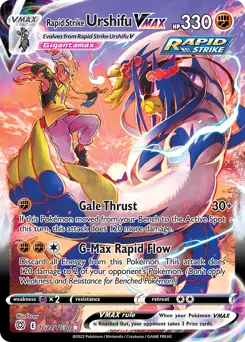 Rapid Strike Urshifu VMAX — Brilliant Stars Trainer Gallery TG21
