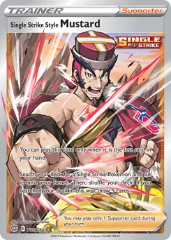 Single Strike Style Mustard TG28 — Brilliant Stars Trainer Gallery