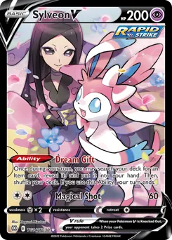 Sylveon V — Brilliant Stars Trainer Gallery #TG14