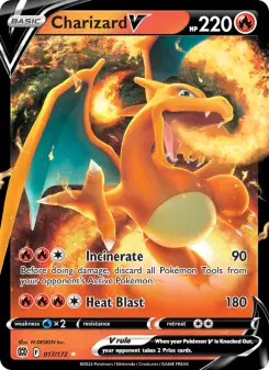 Charizard V 17 — Brilliant Stars