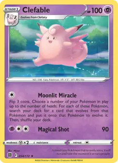 Clefable — Brilliant Stars #54