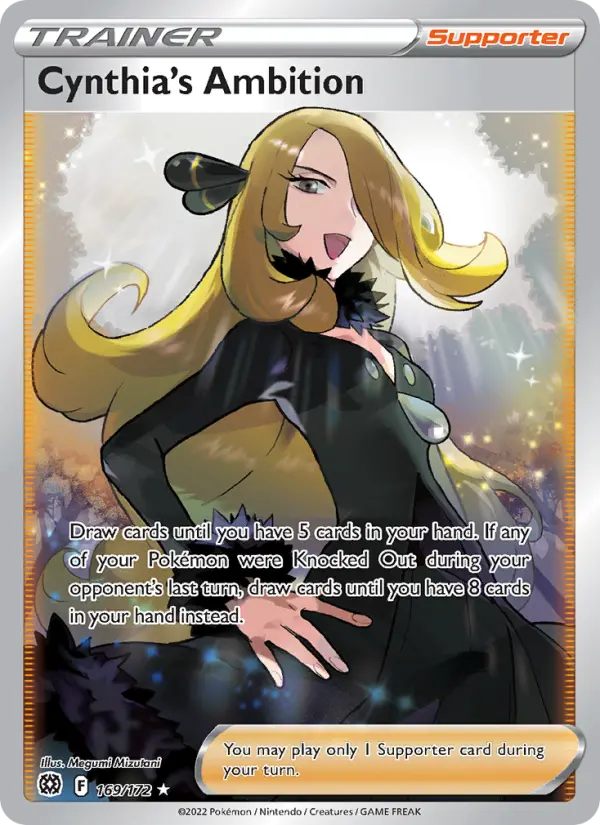 Cynthia's Ambition 169 — Brilliant Stars 169, Holofoil finish