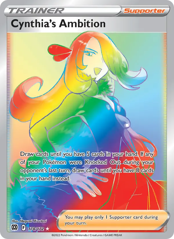 Cynthia's Ambition 178 — Brilliant Stars 178, Holofoil finish