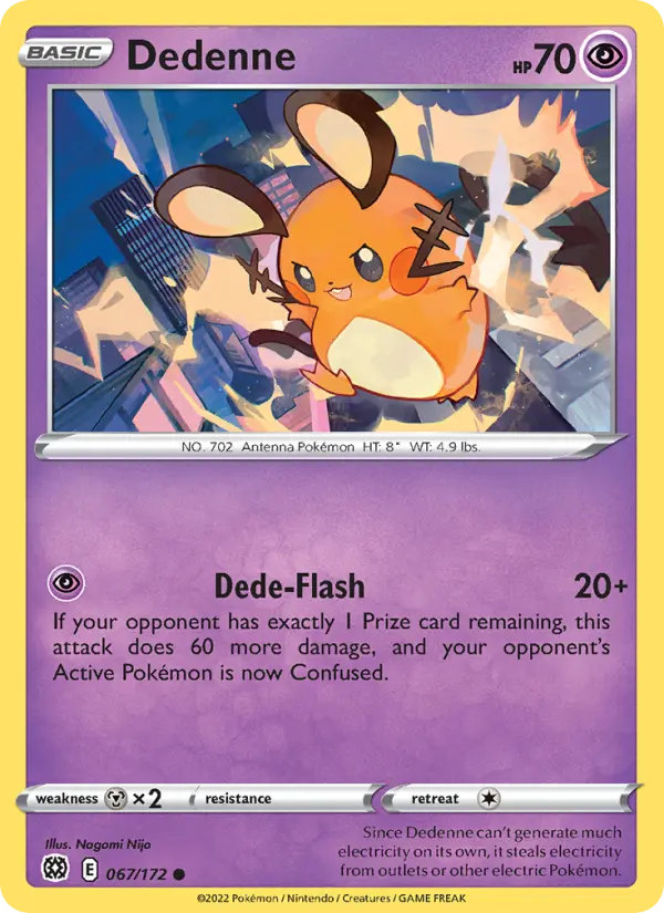 Dedenne 67 — Brilliant Stars 67, Normal finish