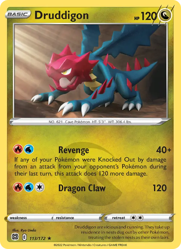 Druddigon 113 — Brilliant Stars 113, Normal finish