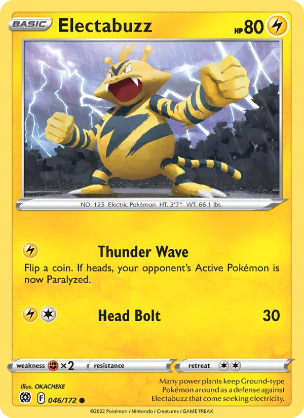 Electabuzz 46 — Brilliant Stars 46, Normal finish