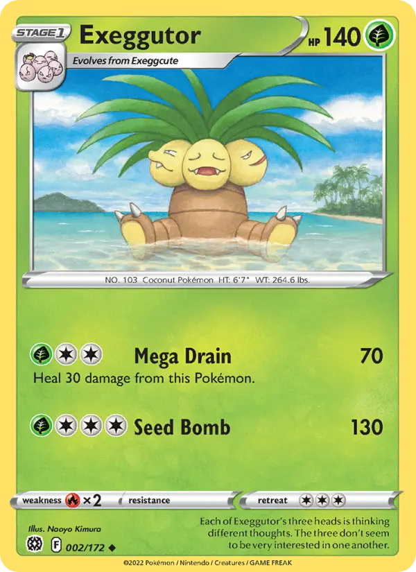 Exeggutor 2 — Brilliant Stars 2, Normal finish