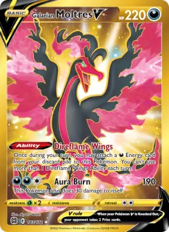 Galarian Moltres V 183 — Brilliant Stars