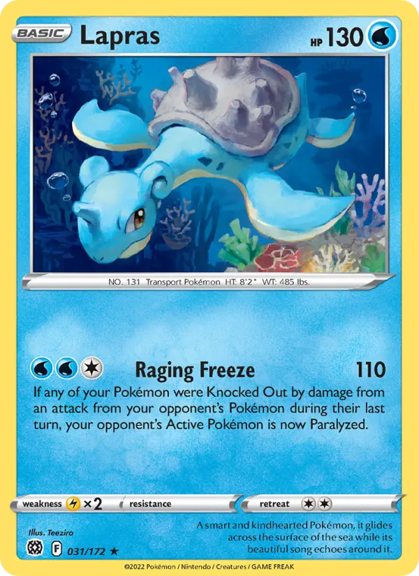 Lapras 31 — Brilliant Stars 31, Normal finish