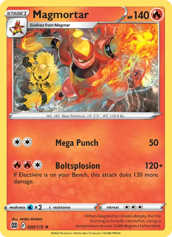 Magmortar 20 — Brilliant Stars 20, Normal finish