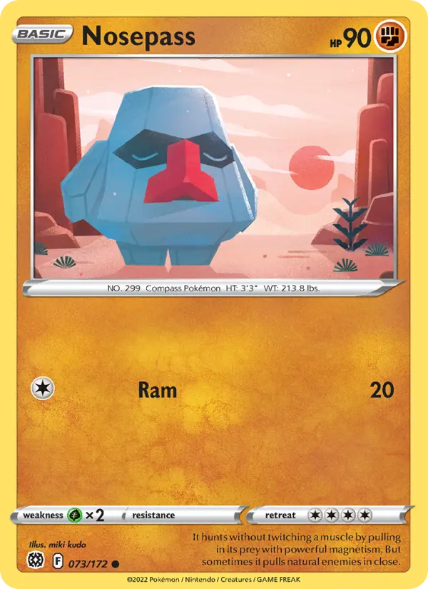 Nosepass 73 — Brilliant Stars 73, Normal finish
