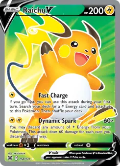 Raichu V 158 — Brilliant Stars