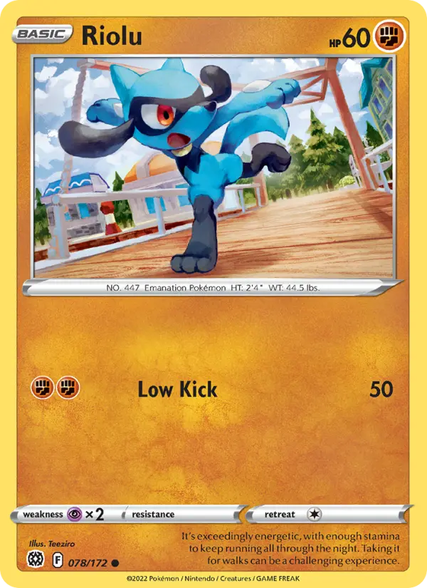 Riolu 78 — Brilliant Stars 78, Normal finish