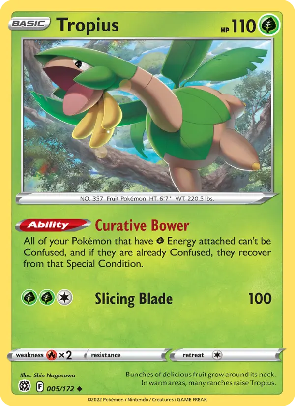 Tropius 5 — Brilliant Stars 5, Normal finish