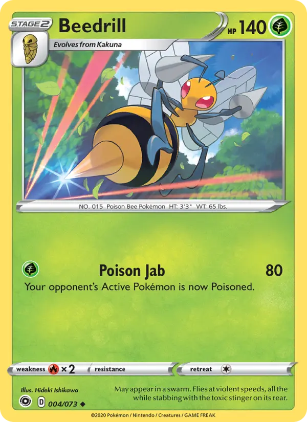 Beedrill 4 — Champion's Path 4, Normal finish