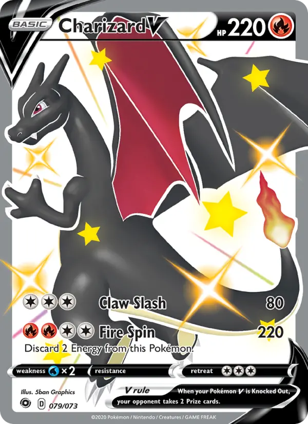 Charizard V 79 — the most expensive Champion's Path card