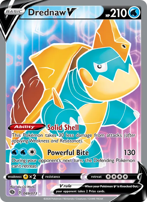 Drednaw V 69 card from Champion's Path