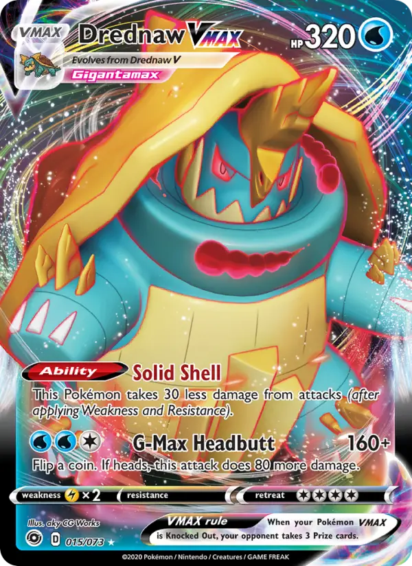 Drednaw VMAX 15 card from Champion's Path