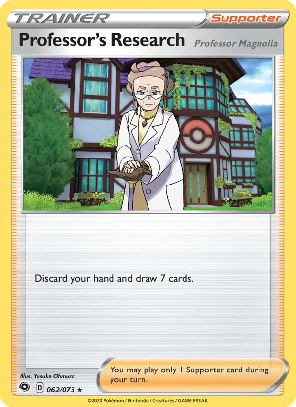 Professor's Research (Professor Magnolia) 62 — Champion's Path 62, Holofoil finish
