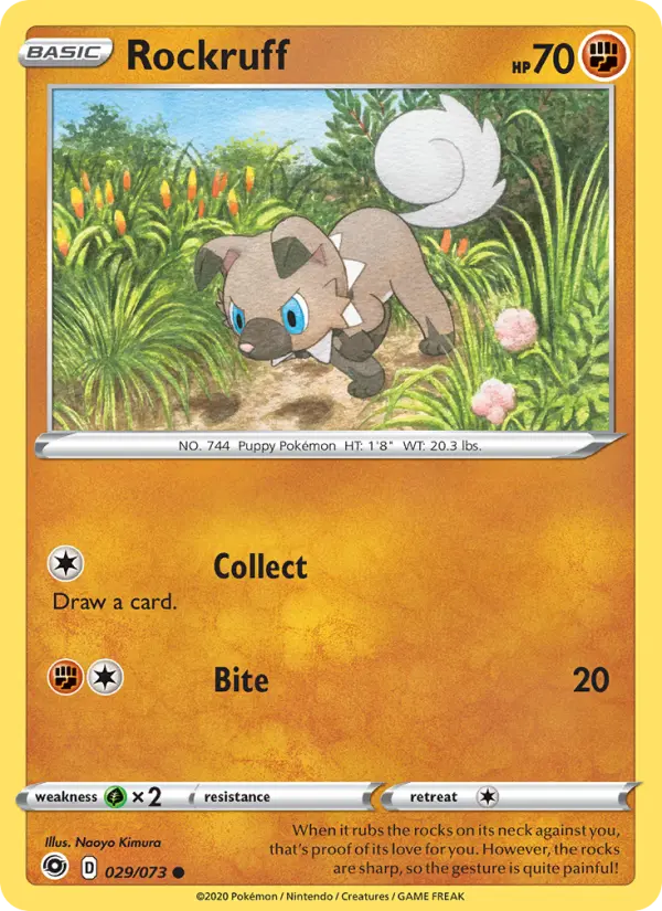 Rockruff 29 — Champion's Path 29, Normal finish