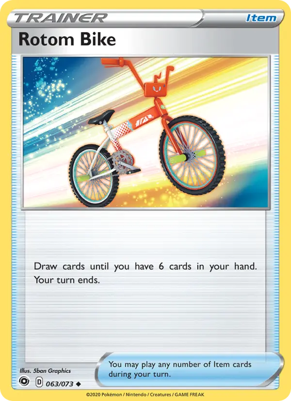 Rotom Bike 63 — Champion's Path 63, Normal finish