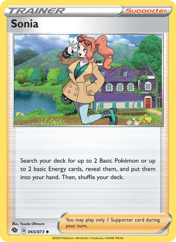Sonia 65 card from Champion's Path