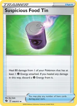 Suspicious Food Tin 66 — Champion's Path