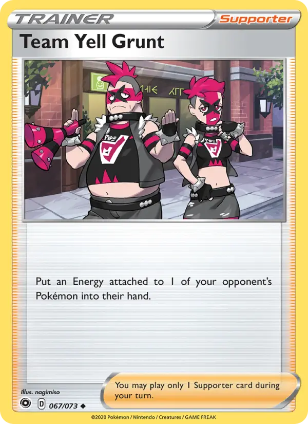 Team Yell Grunt 67 — Champion's Path 67, Normal finish