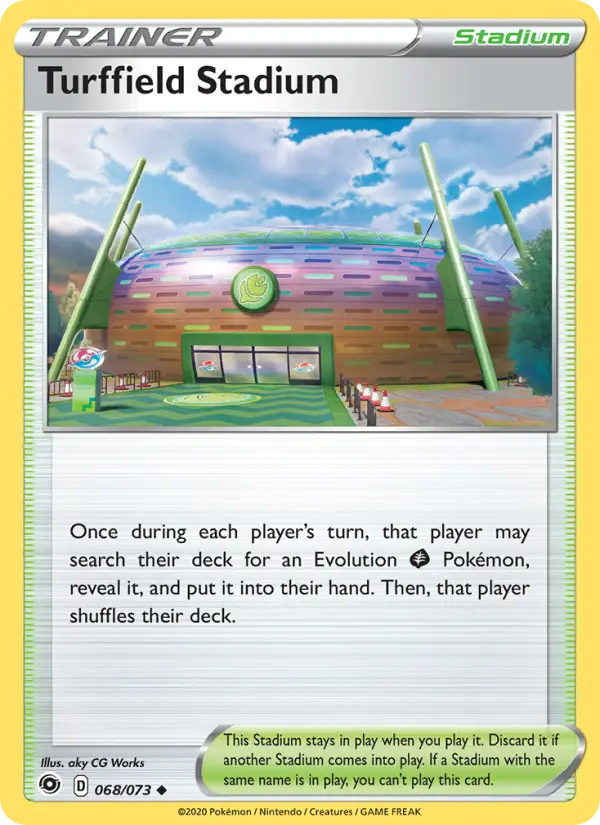 Turffield Stadium 68 — Champion's Path 68, Normal finish