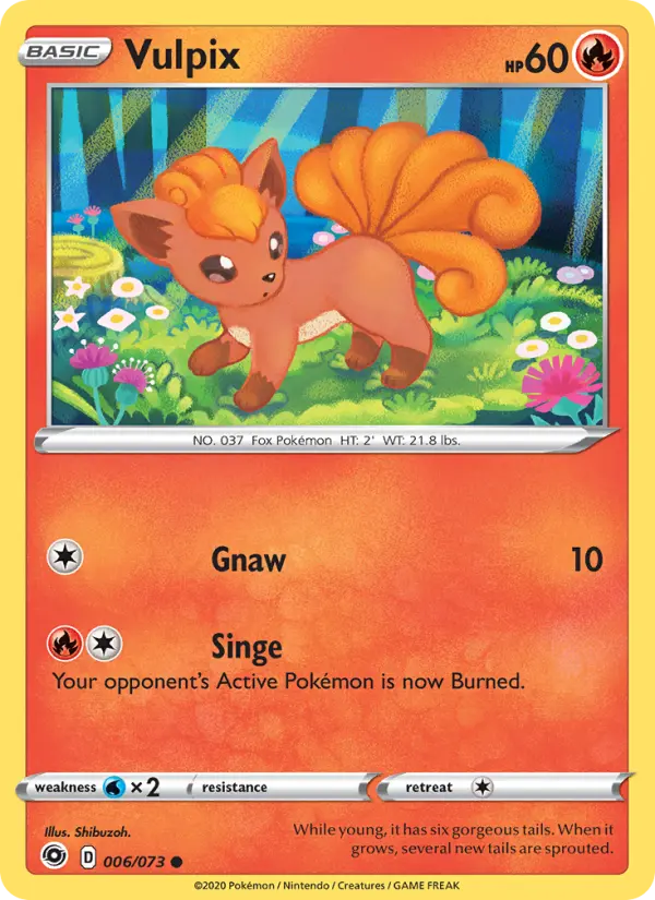Vulpix 6 — Champion's Path 6, Normal finish