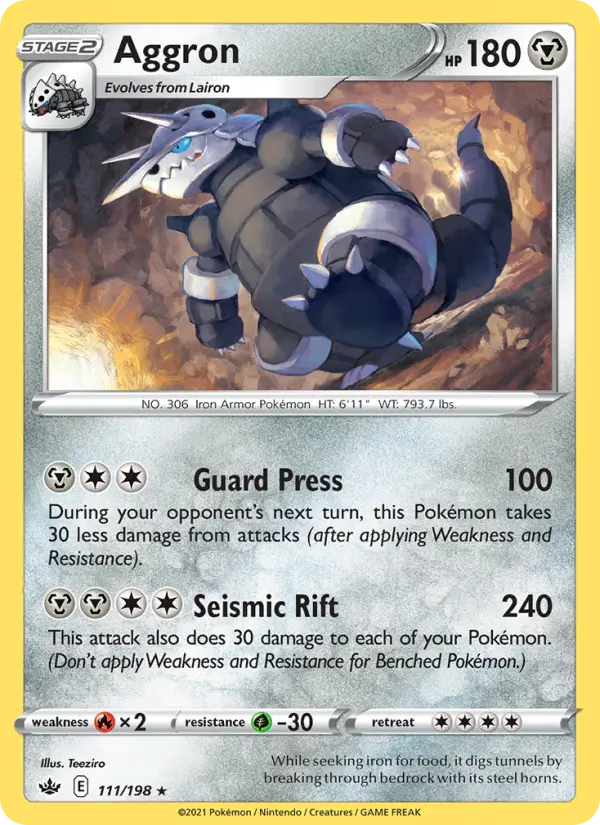Aggron 111 — Chilling Reign 111, Normal finish
