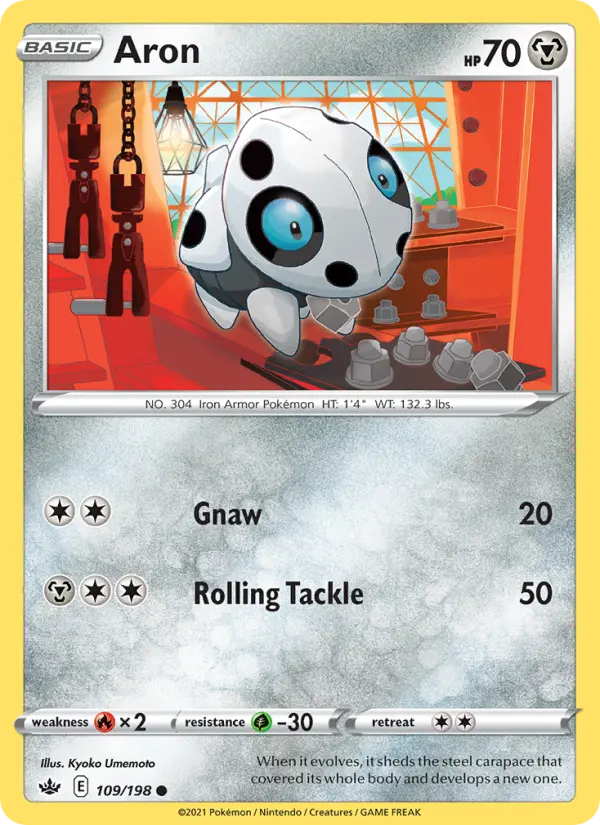Aron 109 card from Chilling Reign