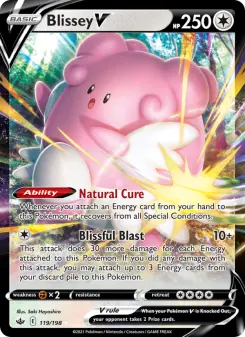 Blissey V — Chilling Reign 119