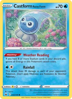 Castform Rainy Form 33 — Chilling Reign