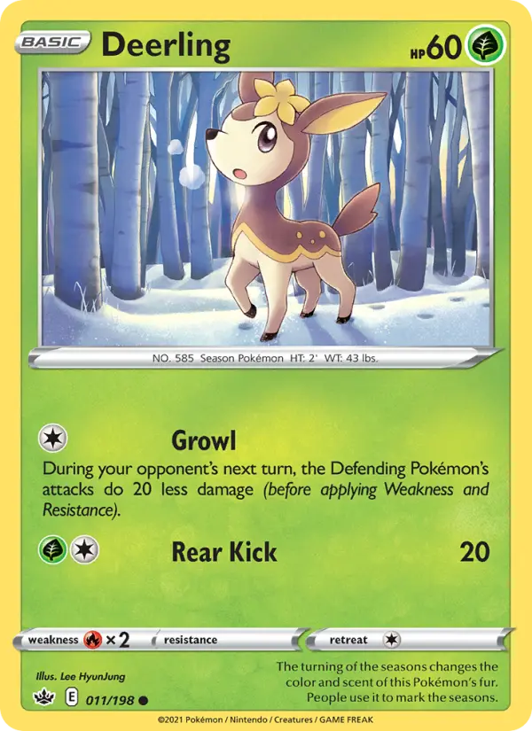 Deerling 11 — Chilling Reign 11, Normal finish