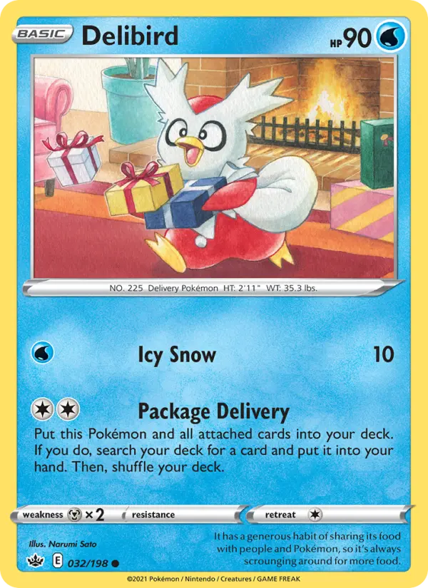 Delibird 32 — Chilling Reign 32, Normal finish