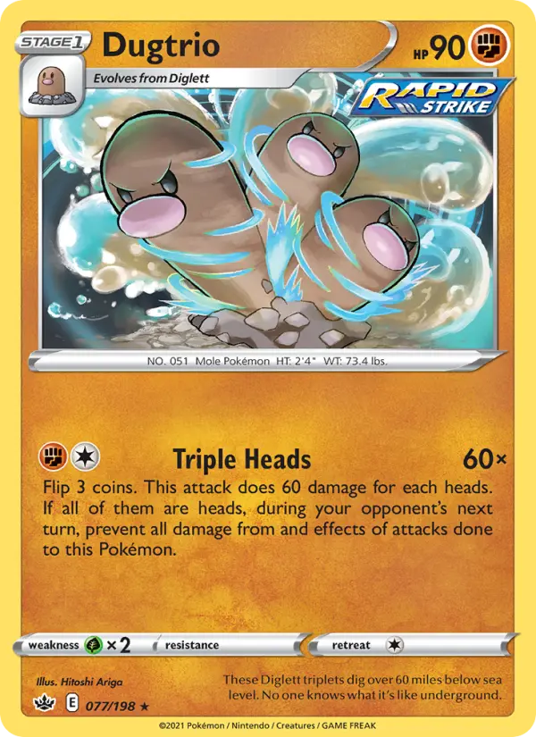 Dugtrio 77 — Chilling Reign 77, Normal finish