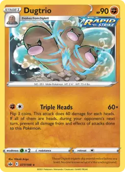 Dugtrio — Chilling Reign #77