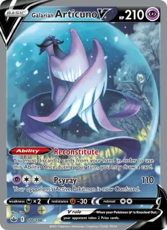 Galarian Articuno V 170 — Chilling Reign