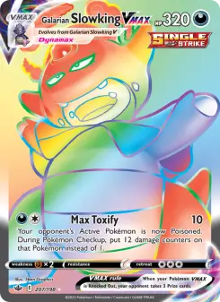 Galarian Slowking VMAX 207 — Chilling Reign