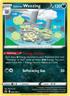 Galarian Weezing — Chilling Reign #96