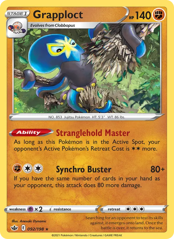 Grapploct 92 card from Chilling Reign
