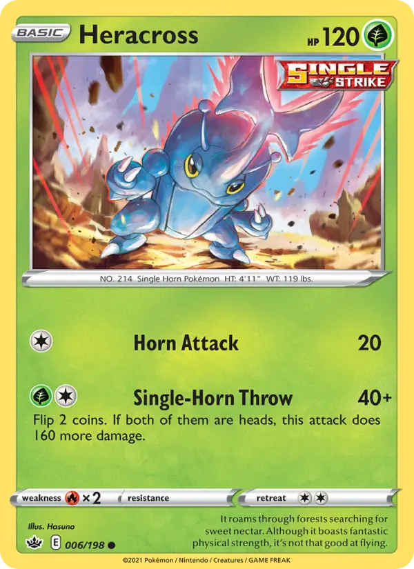 Heracross 6 — Chilling Reign 6, Normal finish