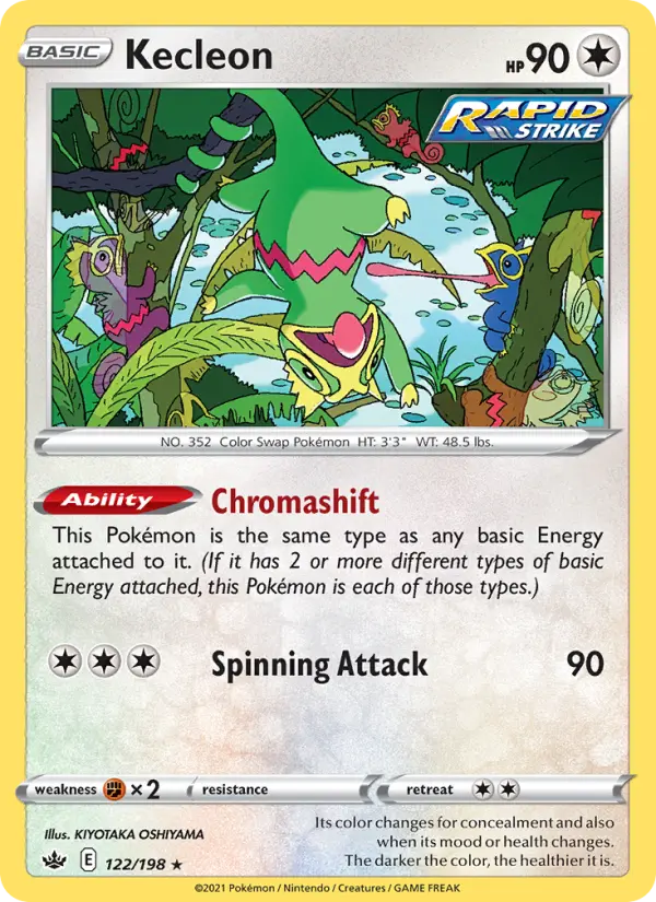 Kecleon 122 — Chilling Reign 122, Normal finish