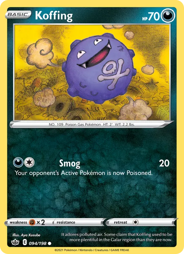 Koffing 94 — Chilling Reign 94, Normal finish